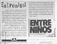 Entreniños  [artículo].