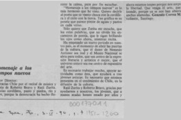 Homenaje a los tiempos nuevos  [artículo] Gonzalo Correa M.