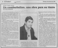 Un combarbalino, una obra para su tierra