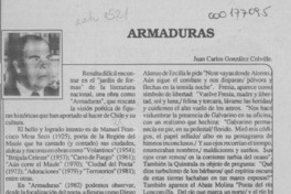 Armaduras  [artículo] Juan Carlos González Colville.