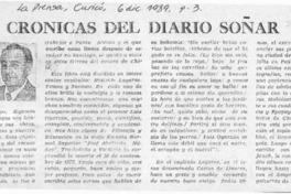 Crónicas del diario soñar  [artículo] Héctor Leiva Oyarzún.