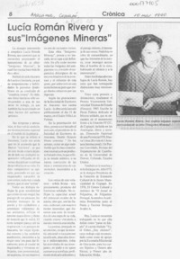 Lucía Román Rivera y sus "Imágenes mineras"  [artículo].