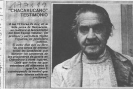 "Chacabucano" testimonio  [artículo].