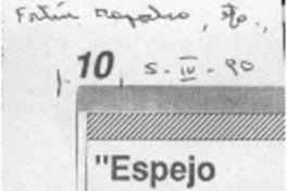 "Espejo familiar"  [artículo].