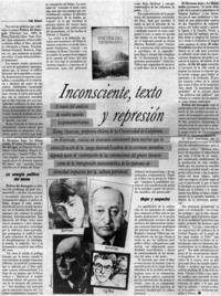 Inconsciente, texto y represión