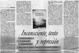 Inconsciente, texto y represión