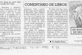 Un rincón de selva  [artículo] M. Angélica Rivera.