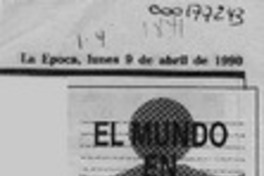 El mundo en libros  [artículo] Manuel Salazar.