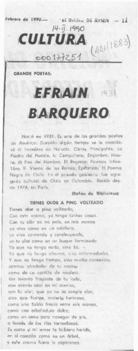 Efraín Barquero  [artículo] Ratón de biblioteca.