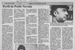 Perfil de Pablo Neruda