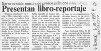 Presentan libro-reportaje  [artículo].