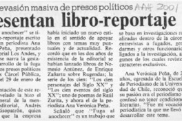 Presentan libro-reportaje  [artículo].