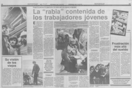 La "Rabia" contenida de los trabajadores jóvenes