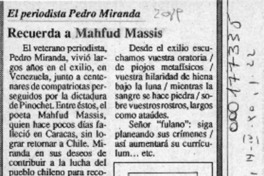 Recuerda a Mahfud Massis