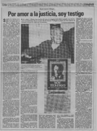 Por amor a la justicia, soy testigo  [artículo] Anamaría Acevedo Muñoz.