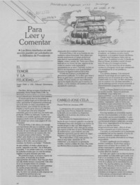 Para leer y comentar  [artículo].