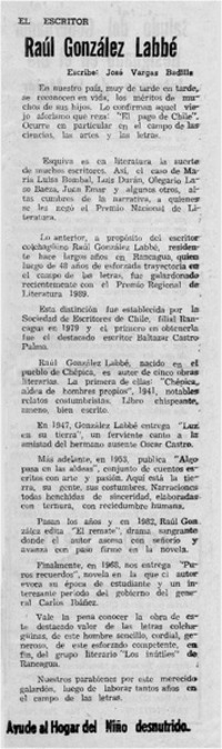 Raúl González Labbé