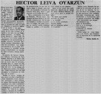 Héctor Leiva Oyarzún