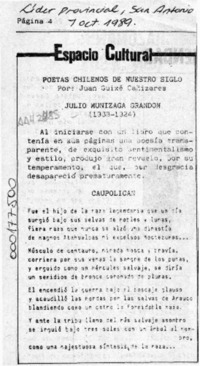 Espacio cultural  [artículo] Juan Guixé Cañizares.