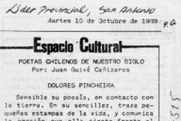 Espacio cultural  [artículo] Juan Guixé Cañizares.