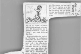 Cariño por escritor  [artículo].