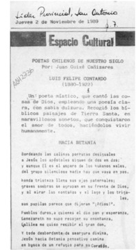 Espacio cultural  [artículo] Juan Guixé Cañizares.