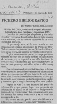 Fichero bibliográfico  [artículo] Carlos René Ibacache.