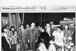 "La Negra Ester" también cautivó a Presidente Aylwin y sus invitados  [artículo].