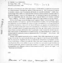 El temor y la felicidad  [artículo] J. Miguel Ibáñez Langlois.