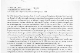 La Piel de Chile  [artículo] Antonio Campaña.