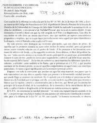 Los incidentes y en especial el de nulidad procesal  [artículo] Héctor Oberg Yáñez.