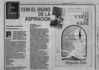 Con el signo de la aspiración  [artículo] Miguel Angel Godoy.