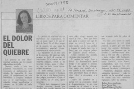 El dolor del quiebre  [artículo] M. Teresa Herreros.