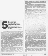 Géneros periodísticos  [artículo].