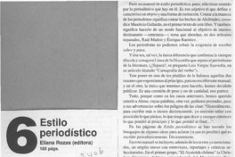 Estilo periodístico  [artículo].