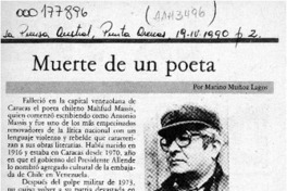 Muerte de un poeta