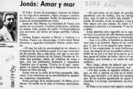 Jonás, amar y mar  [artículo] Enrique Ramírez Capello.