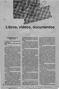 Alfabetizar para la democracia