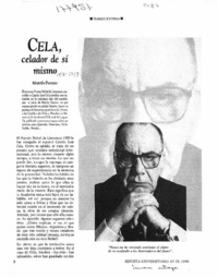 Cela, celador de sí mismo  [artículo] Martín Panero.