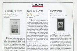 Toda la razón  [artículo].