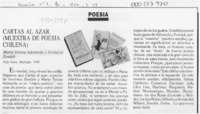 Cartas al azar (muestra de poesía chilena)  [artículo].