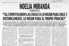 "Tal como pasarón las cosas es lo mejor para Chile e históricamente, lo mejor para el propio Pinochet"  [artículo] Manuel Santelices.