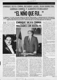 "El Niño que fui -- "  [artículo].