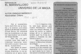 El Maravilloso universo de la magia  [artículo].