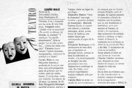 Cariño Malo  [artículo].