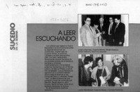 A leer escuchando  [artículo].