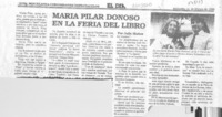 María Pilar Donoso en la feria del libro