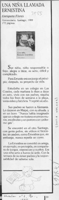 Una Niña llamada Ernestina  [artículo] Paula Walker.