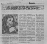 Ser médico rural despertó la inspiración que estaba dormida  [artículo].