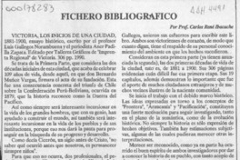 Fichero bibliográfico  [artículo] Carlos René Ibacache.